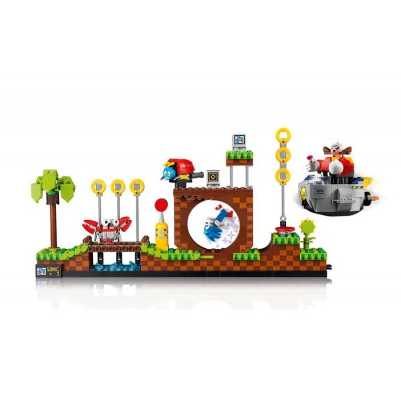 ARICIUL SONIC ZONA GREEN HILLS LEGO Ideas 21331