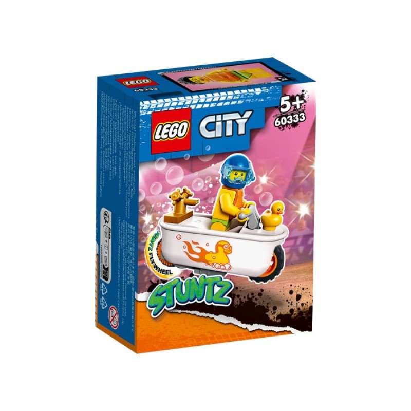 Motocicleta de cascadorii cu cada LEGO City 60333