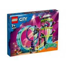 Provocarea suprema de cascadorii pe motocicleta LEGO City 60361