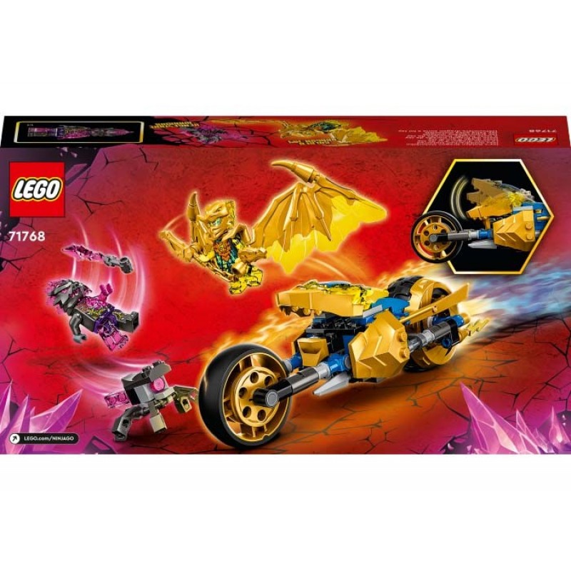 Motocicleta dragon aurie a lui Jay 71768 LEGO Ninjago