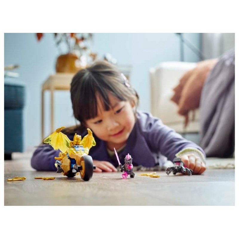 Motocicleta dragon aurie a lui Jay 71768 LEGO Ninjago