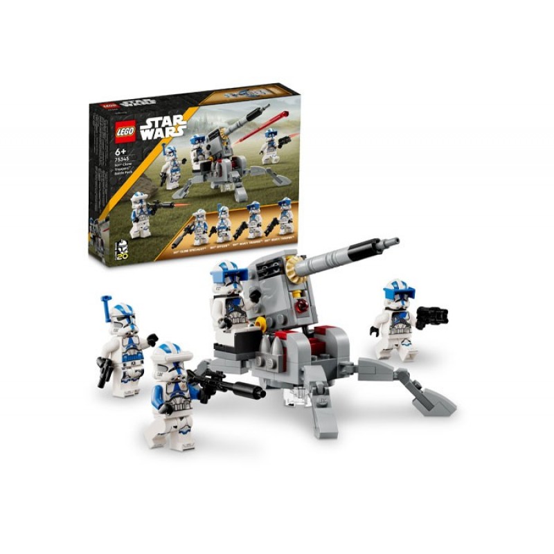 Pachet de lupta Clone Troopers divizia 501 LEGO Star Wars 75345