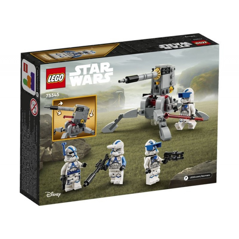 Pachet de lupta Clone Troopers divizia 501 LEGO Star Wars 75345