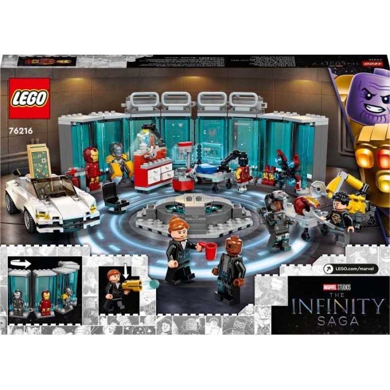 SALA ARMURII LEGO Marvel Super Heroes 76216