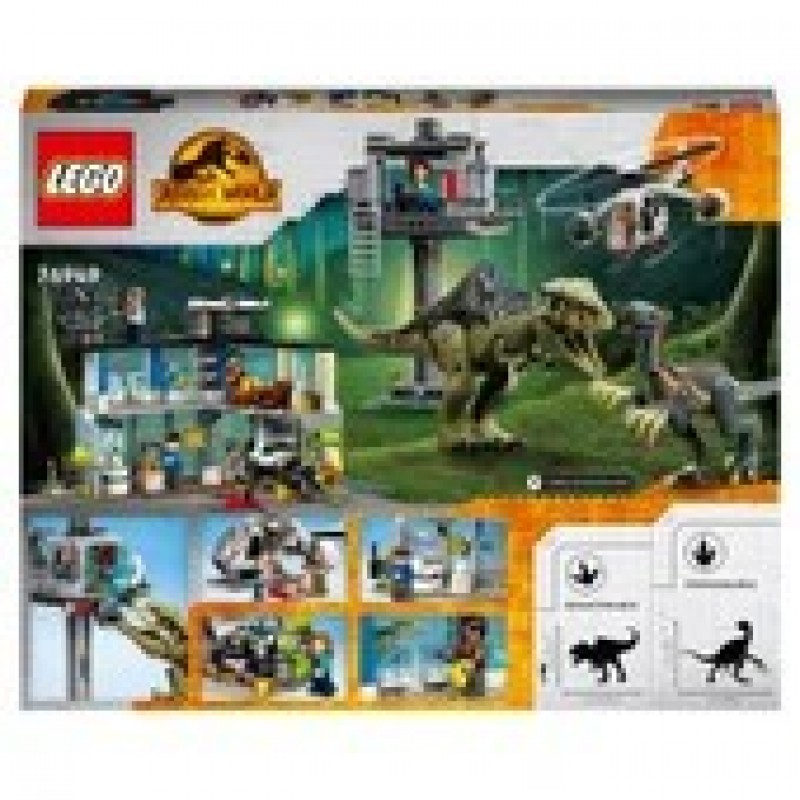 Atacul Giganotozaurului Si Therizinosaurului LEGO Jurassic World