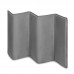 Lionelo Patut pliant cu doua nivele Stefi Plus Cu intrare laterala cu fermoar 2 roti 120x60 cm Gri