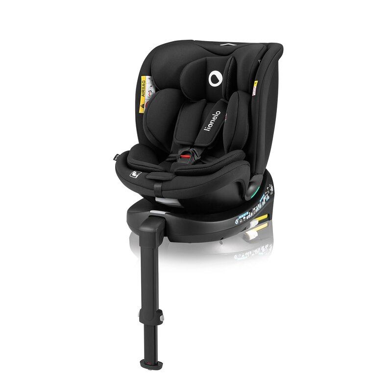 Scaun auto Lionelo i-Size Navy 0-36 Kg 40-150 cm Cu isofix si picior de fixare Negru