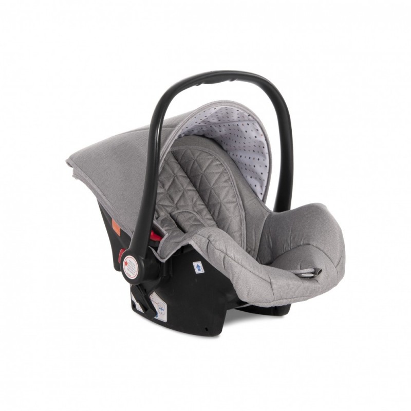 Carucior 2 in 1 cos auto inclus Storm cadru aluminiu Opaline Grey Lorelli
