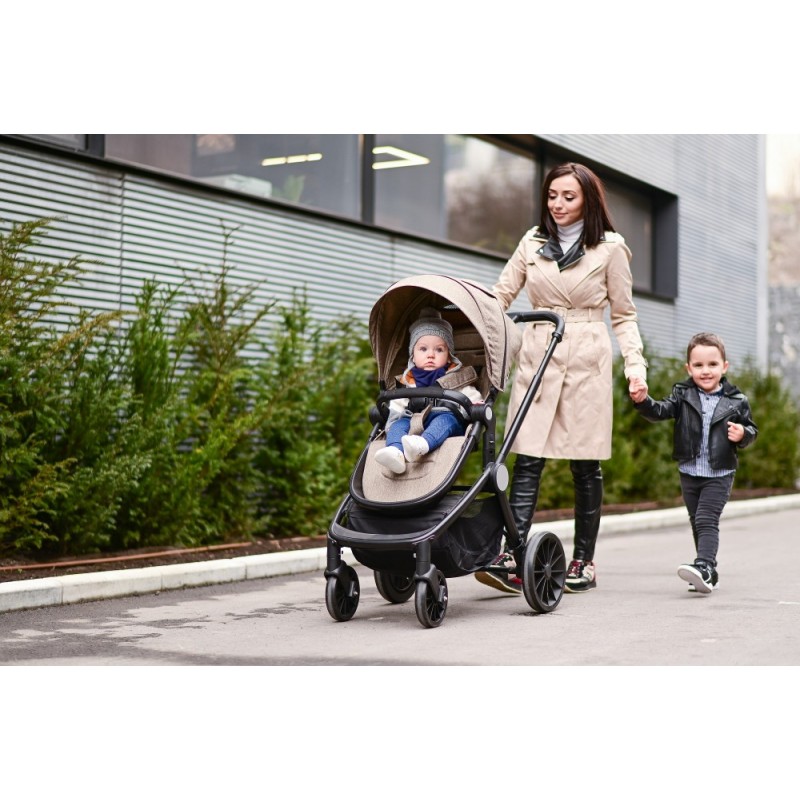 Carucior 3 in 1 Ramona silver stripe Lorelli