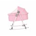 Patut leagan pentru nou nascut 2 in 1 Alicante Pink Lorelli