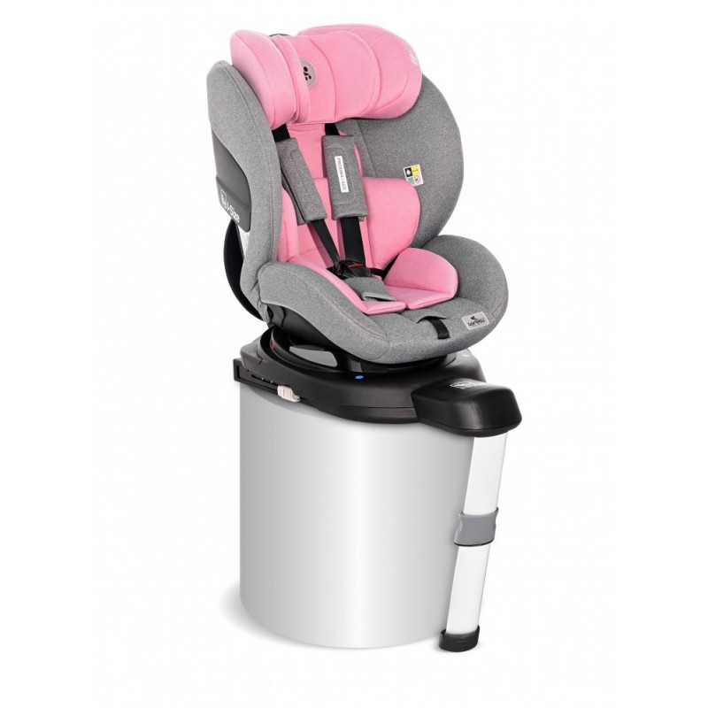 Scaun auto Proxima I Size isofix rotativ 40 105 cm Pink Grey Lorelli