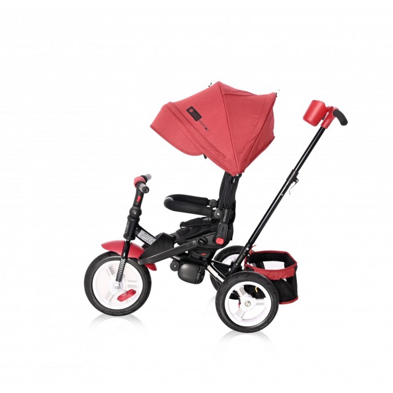 Tricicleta Jaguar Air Wheels Red Black Lorelli
