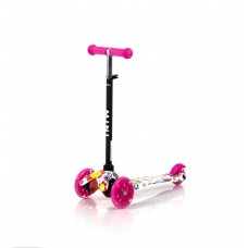 Trotineta pentru copii Mini Pink Flowers Lorelli Trotineta pentru copii Mini Pink Flowers Lorelli