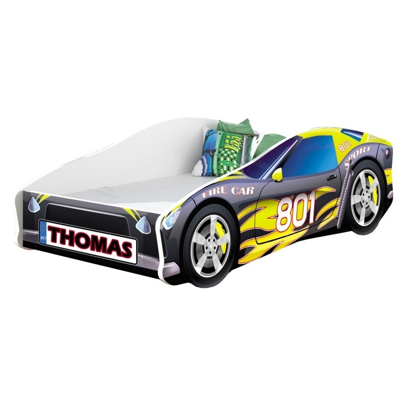  Pat Tineret MyKids Race Car 06 Black160x80 