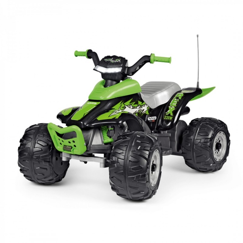 ATV Peg Perego Corral T Rex 330W 12V 3 ani Verde Negru