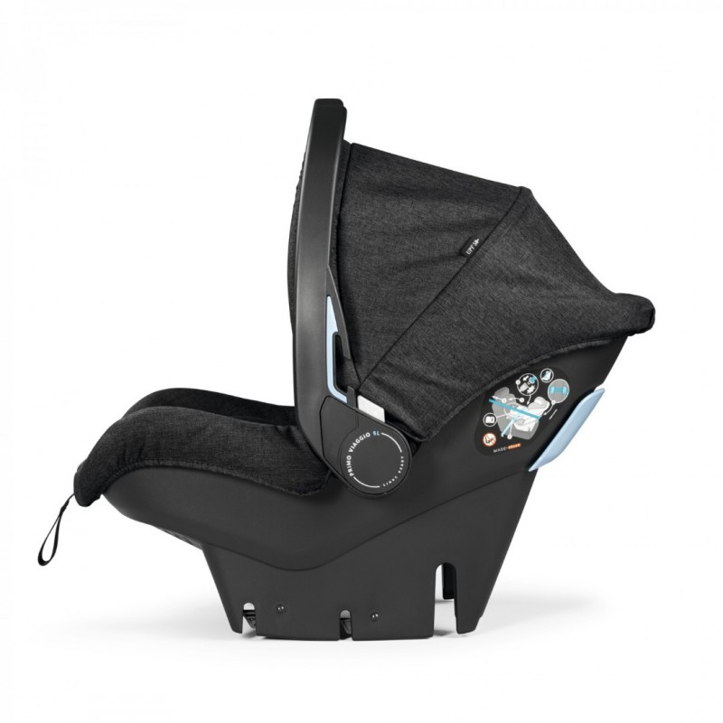 Carucior 3 in 1 Book 51 Titania Primoviaggio SL 0 22 kg Futura Ardesia gri inchis Peg Perego