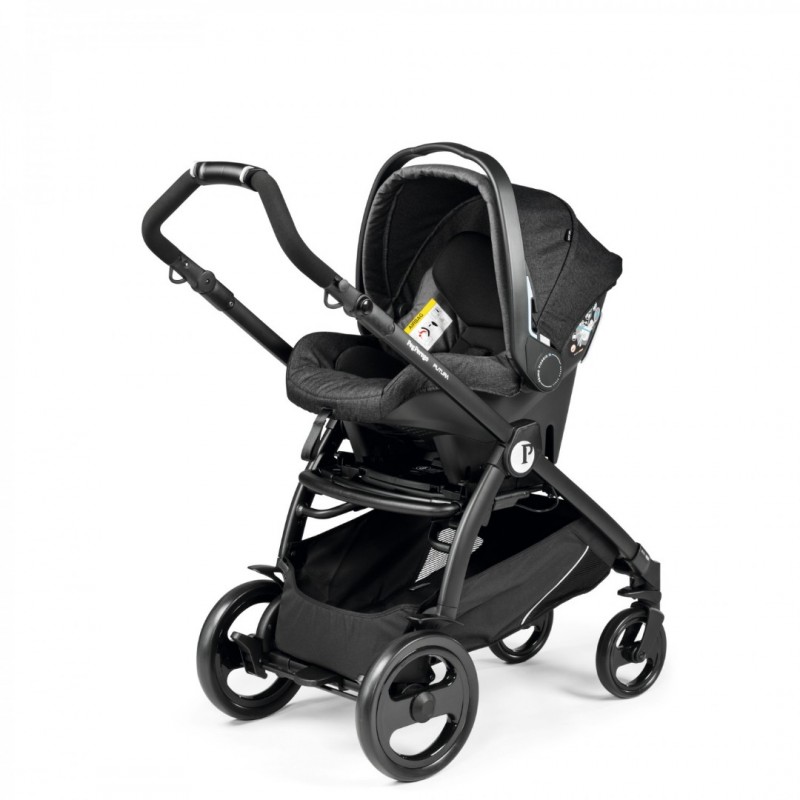 Carucior 3 in 1 Book 51 Titania Primoviaggio SL 0 22 kg Futura Ardesia gri inchis Peg Perego