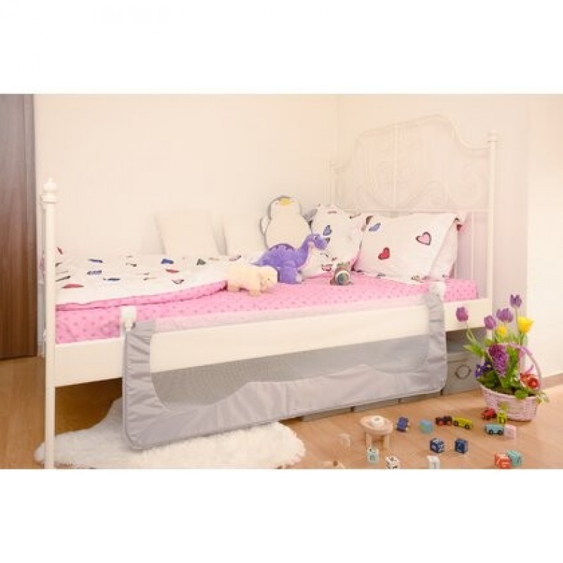 Bariera de pat Seth 150 x 66 cm Grey Qmini