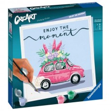 CREART PICTURA MASINA CU FLORI Ravensburger CREART PICTURA MASINA CU FLORI Ravensburger
