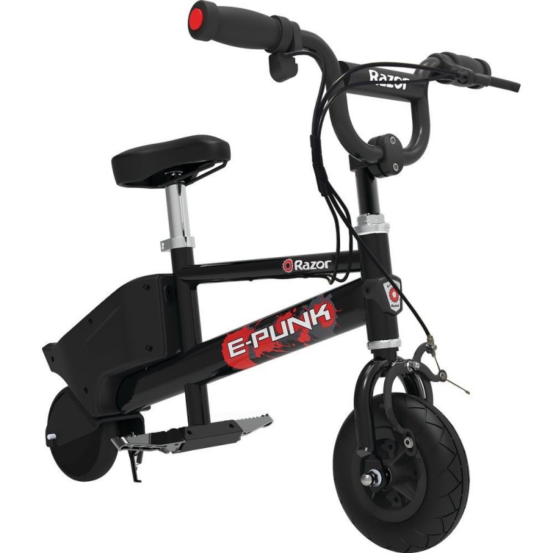 Minibicicleta electrica Razor E Punk Negru Rosu