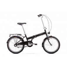 Bicicleta pliabila Unisex Romet Wigry 3 Negru Argintiu 2019