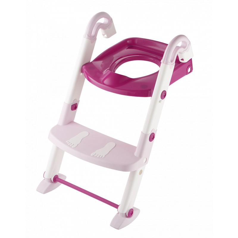 Scara cu reductor WC si olita White Tender rose Kidskit Rotho babydesign