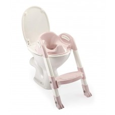 Reductor pentru toaleta cu scarita Kiddyloo POWDER PINK Thermobaby Reductor pentru toaleta cu scarita Kiddyloo POWDER PINK Thermobaby