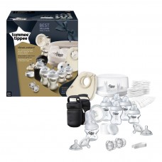 Set sterilizator pentru microunde si pompa de san manuala Tommee Tippee Set sterilizator pentru microunde si pompa de san manuala Tommee Tippee