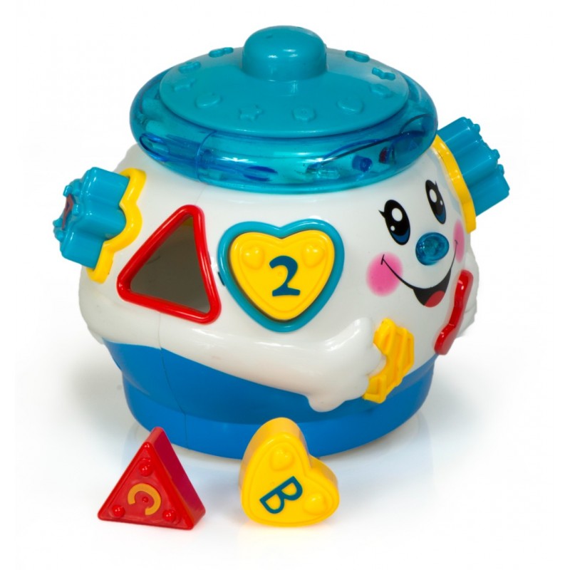 JUCARIE INTERACTIVA MUZICALA SORTATOR IN FORMA DE VAS Wooden Toys