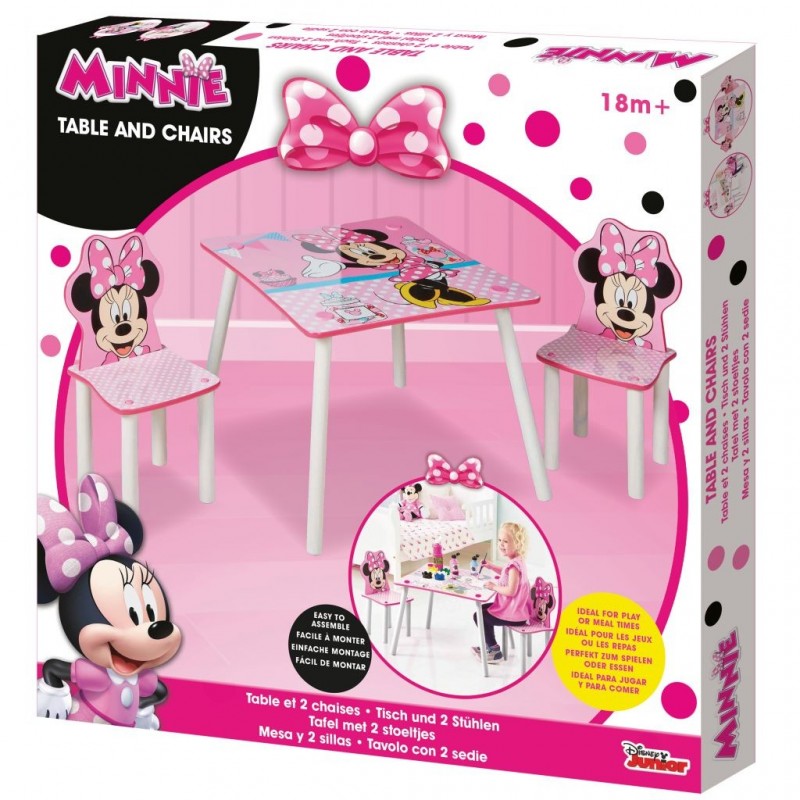 Masa si scaun Minnie Mouse Worlds Apart