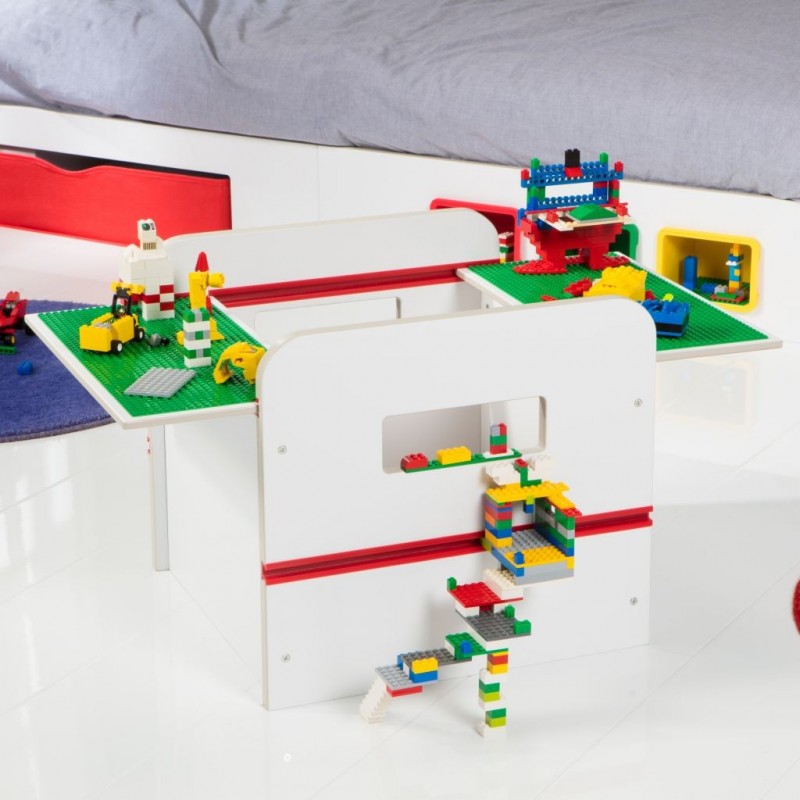 Cutie depozitare pentru jucarii cu display pentru constructii Lego Worlds Apart