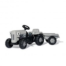 Tractor Copii Rolly Toys 014941 Little Grey Fergie Cu Remorca