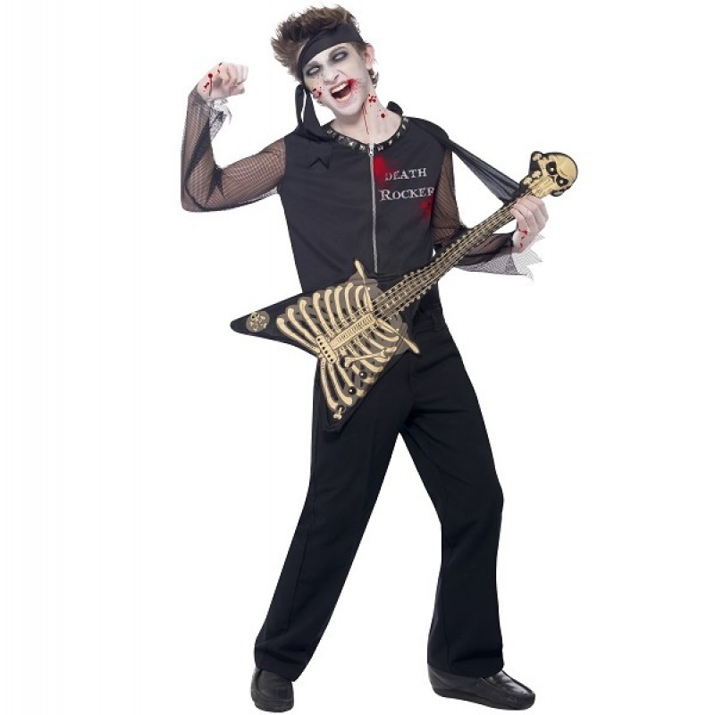 Costum Rocker Zombi 13 15 ani Smiffys