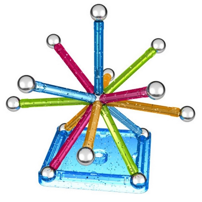 Set Constructie Magnetic Glitter 30 Geomag