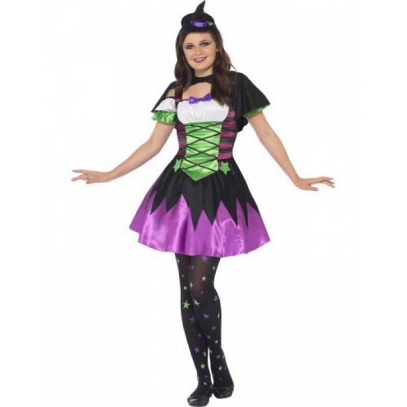 Costum Vrajitoare Neon