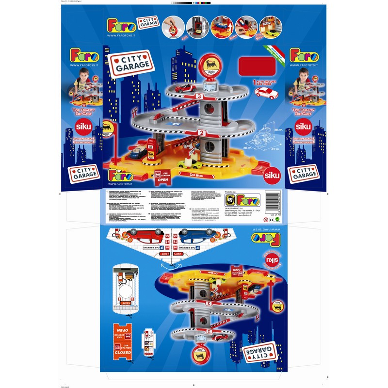 Garaj trei nivele benzinarie spalatorie auto masinuta inclusa Faro