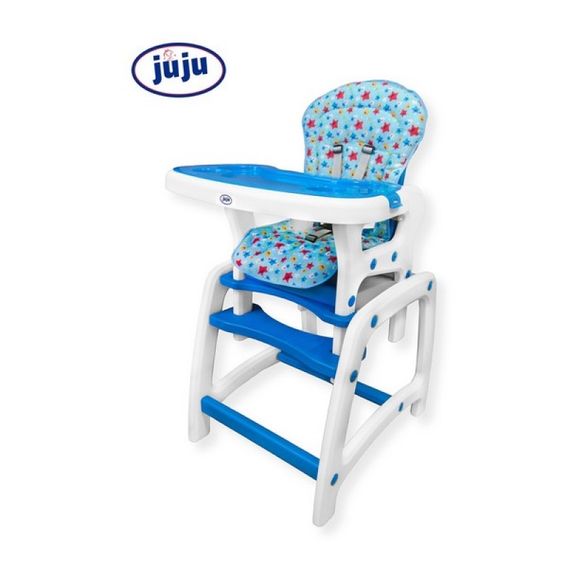 Scaun de masa Eat Play Blue Stars Juju