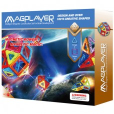 Joc de constructie magnetic 30 piese Magplayer