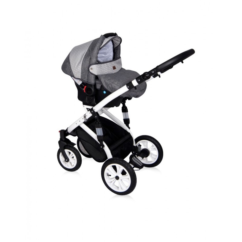 Carucior 3 in 1 Mia cadru aluminiu roti cu camera Light and Dark Grey Carucior 3 in 1 Mia cadru aluminiu roti cu camera Light and Dark Grey