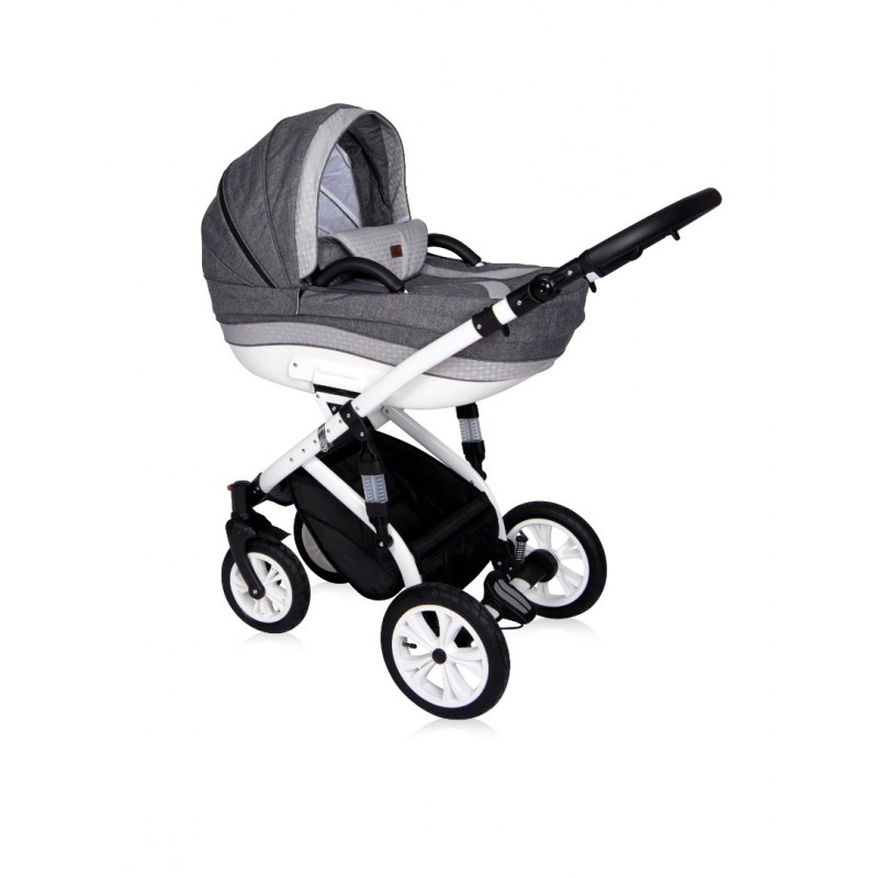 Carucior 3 in 1 Mia cadru aluminiu roti cu camera Light and Dark Grey Carucior 3 in 1 Mia cadru aluminiu roti cu camera Light and Dark Grey