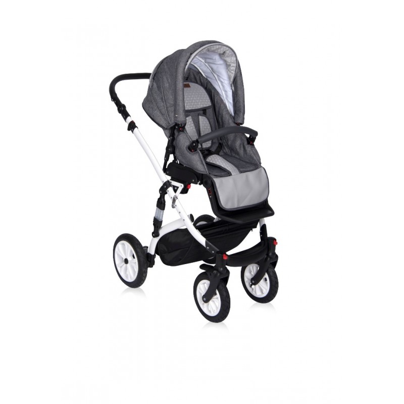 Carucior 3 in 1 Mia cadru aluminiu roti cu camera Light and Dark Grey Carucior 3 in 1 Mia cadru aluminiu roti cu camera Light and Dark Grey