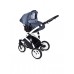 Carucior 3 in 1 Mia cadru aluminiu roti cu camera Light and Dark Blue