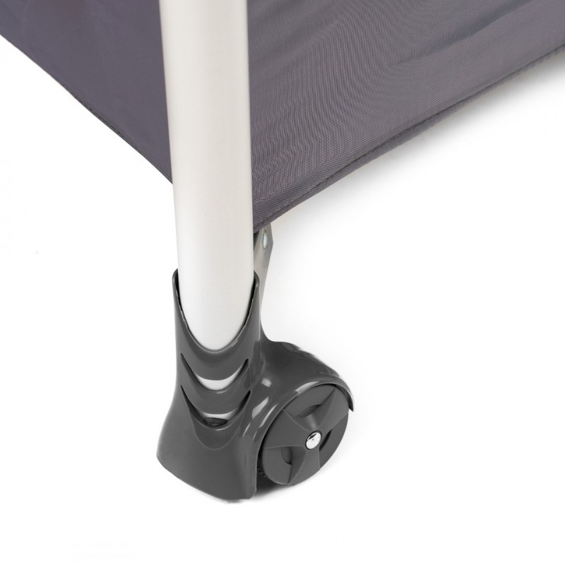 Patut pliant aluminiu 2 niveluri Juju Sweet Naps Rosu Gri