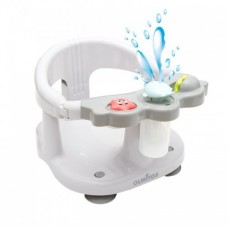 Scaun baie bebe cu stropitoare si jucarii gri, tavita frontala detasabila Olmitos Scaun baie bebe cu stropitoare si jucarii gri, tavita frontala detasabila Olmitos