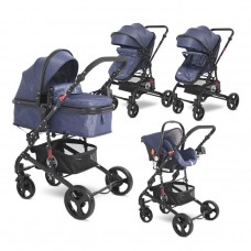Carucior Set Alba Classic cos auto inclus Jeans Blue Lorelli Carucior Set Alba Classic cos auto inclus Jeans Blue Lorelli