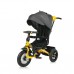Tricicleta multifunctionala 4 in 1 Jaguar Air roti mari cu camera Black Yellow Lorelli