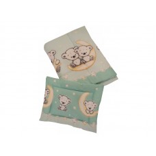 Lenjerie MyKids Bear On Moon Mint M2 4 1 piese 120 60 Lenjerie MyKids Bear On Moon Mint M2 4 1 piese 120 60
