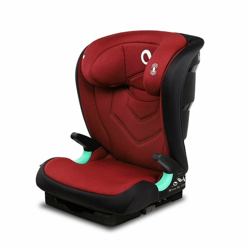 Scaun auto i Size Neal cu Isofix 15 36 kg Red Burgundy Lionelo