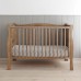 Patut din lemn masiv 140 x 70 transformabil pentru bebe si junior Noble Vintage Woodies