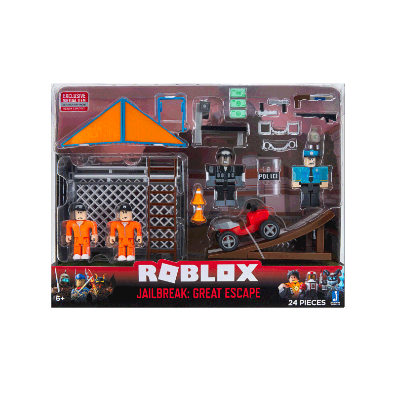 Set de joaca aventuri din joc 4 figurine si accesorii Roblox